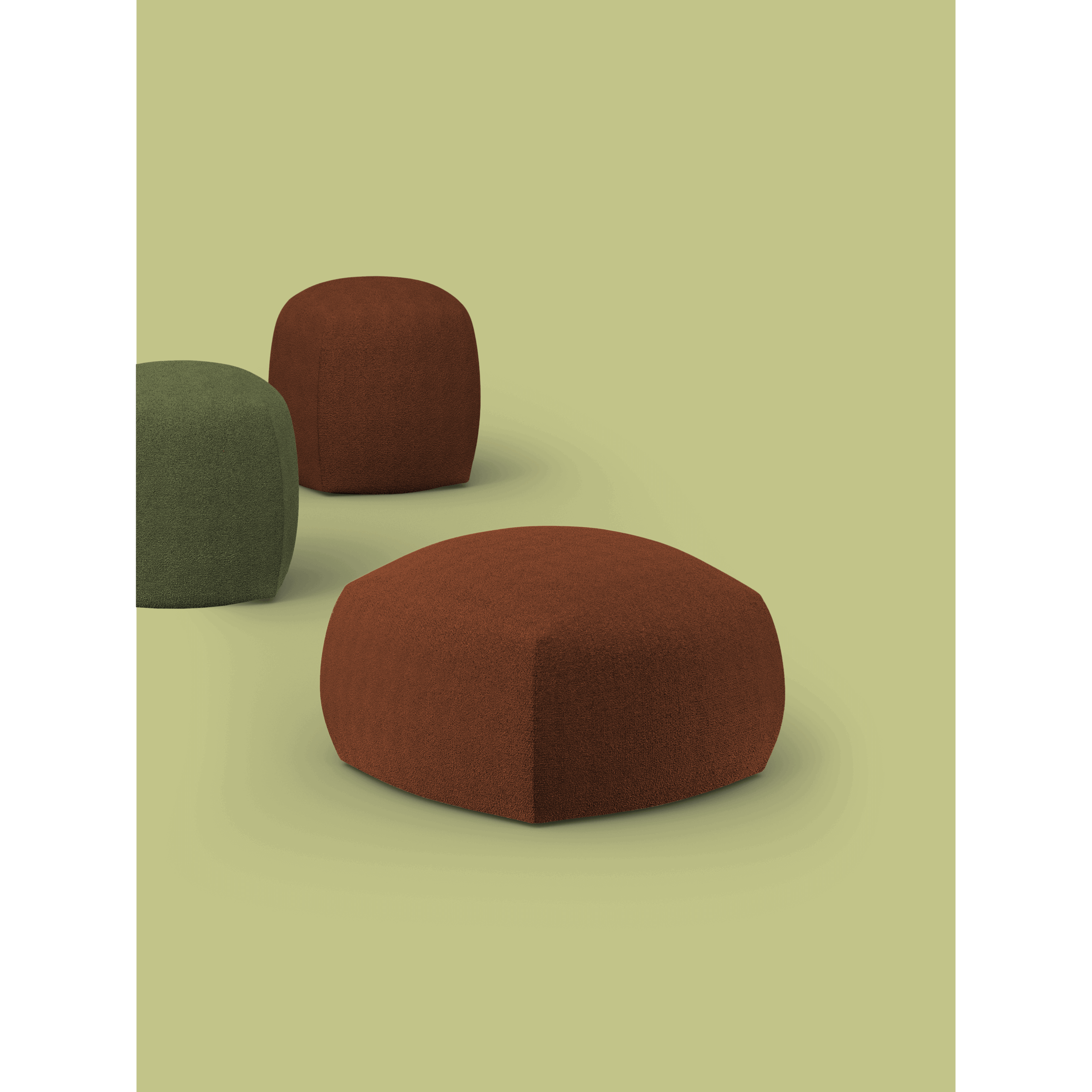 Borbo Dot60 Pouf Kiremit Pf.dot60 002