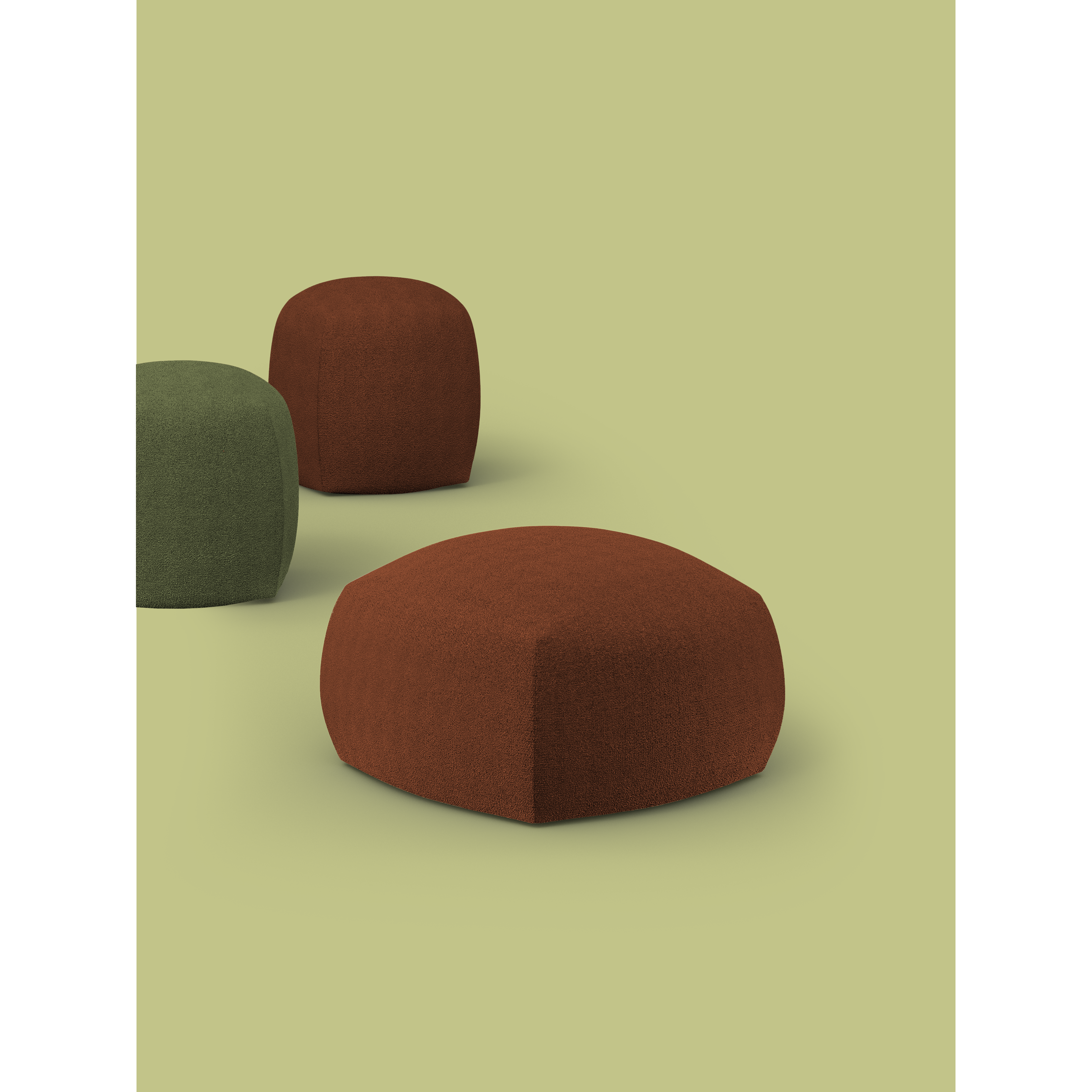 Borbo Dot60 Pouf Kiremit Pf.dot60 002