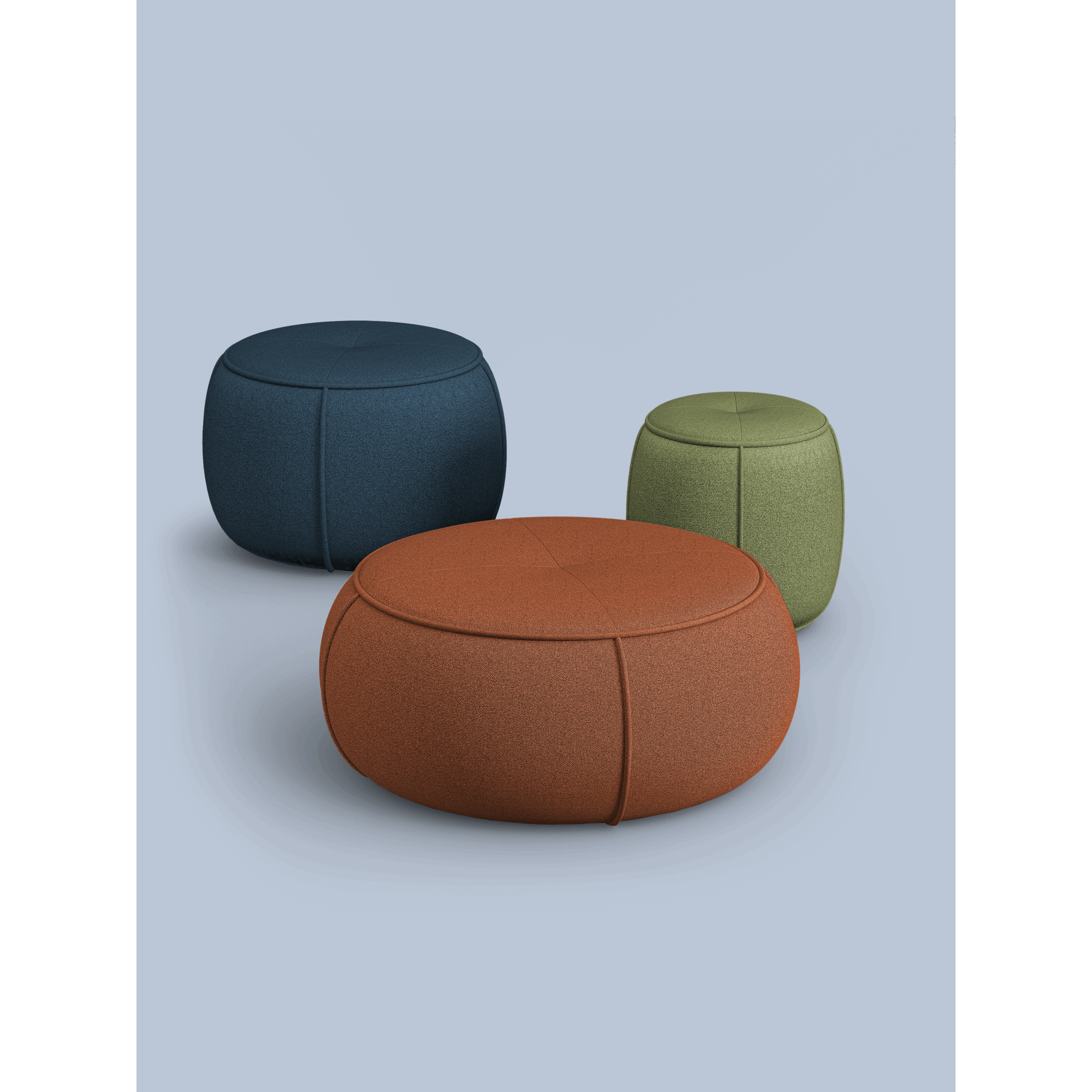 Borbo Kookie40 Pouf Yesil Pf.kookie40 003