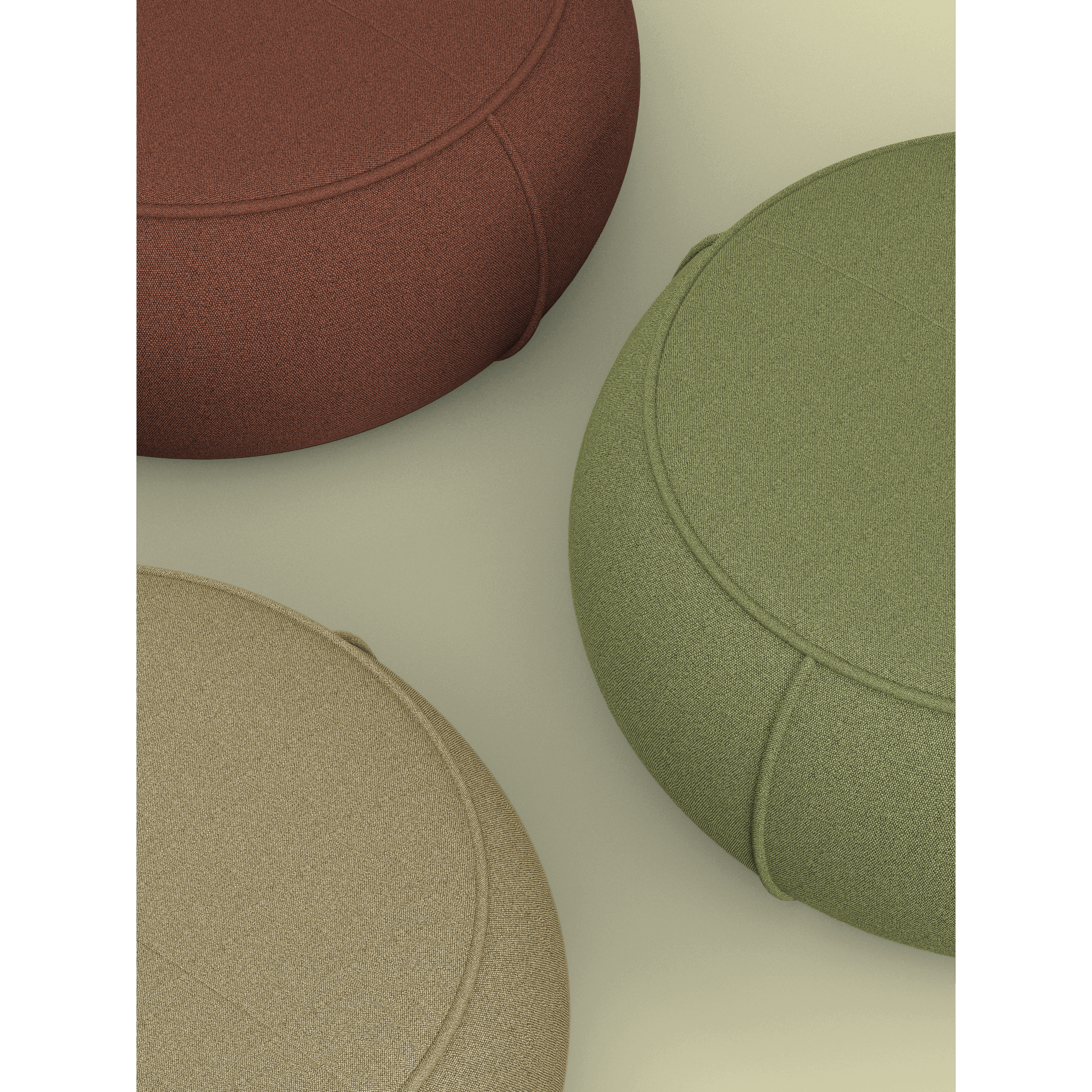 Borbo Kookie60 Pouf Kırmızı Pf.kookie60 001